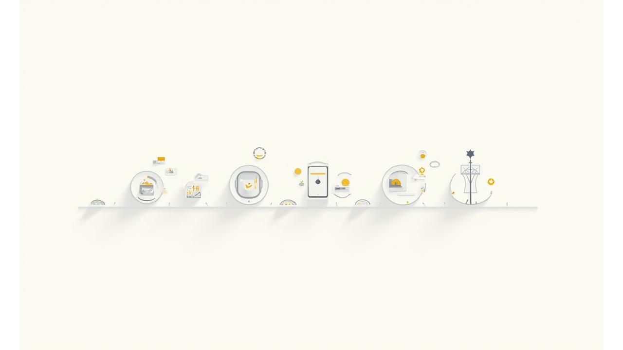 디지털 디톡스 4단계 로드맵 인포그래픽